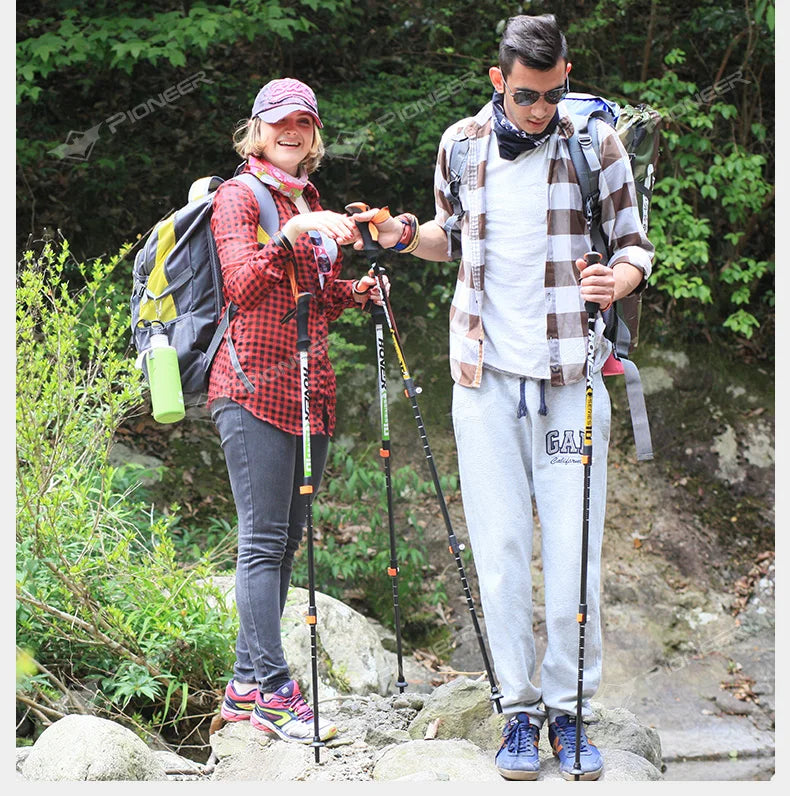 Pioneer "Rover" Carbon Fiber Hiking Stick (1 stick only)