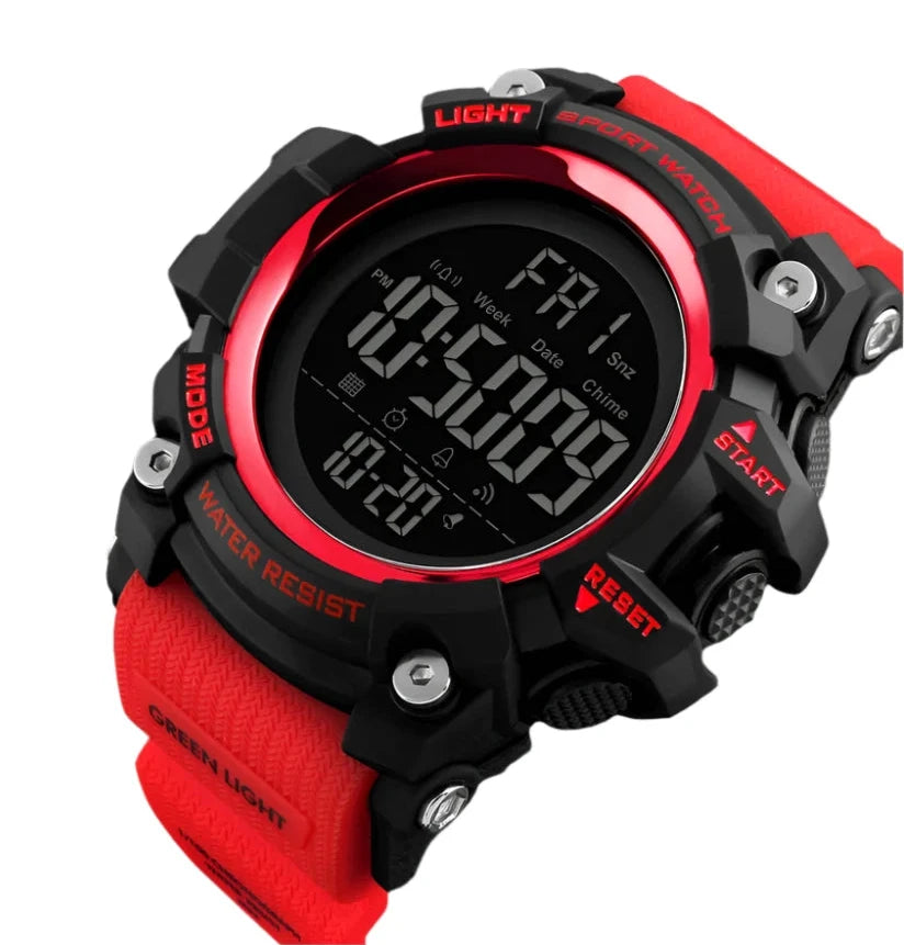 SKMEI Shockproof 2-Time Sport Watch – Durable, Waterproof & Multifunctional