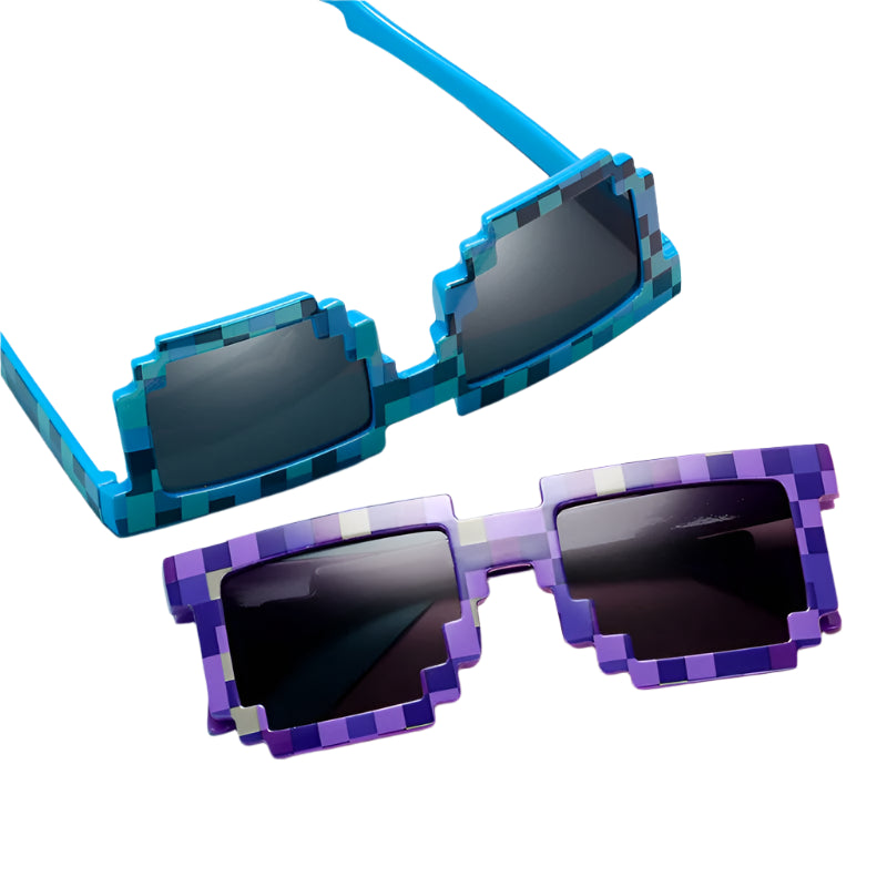 New Fashion Minecraft Style Pixel Sunglasses – Fun, Retro, and Eye-Catching!