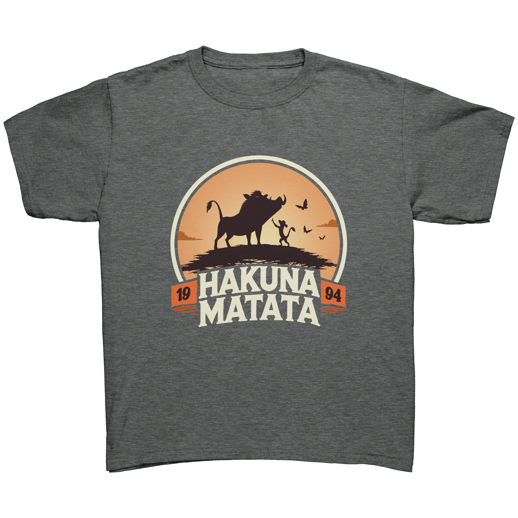 Hakuna_Matata_T-Shirt__Tribute_to_199_Graphite_Heather_Mockup.png