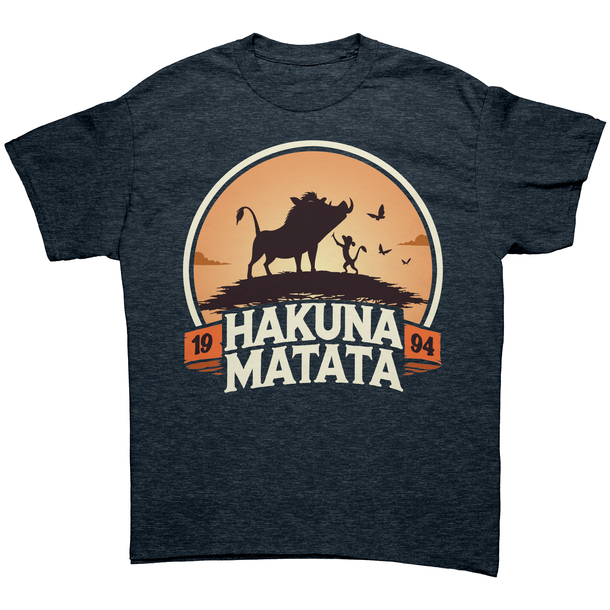 Hakuna_Matata_T-Shirt__Tribute_to_199_Heather_Navy_Front_Mockup.png