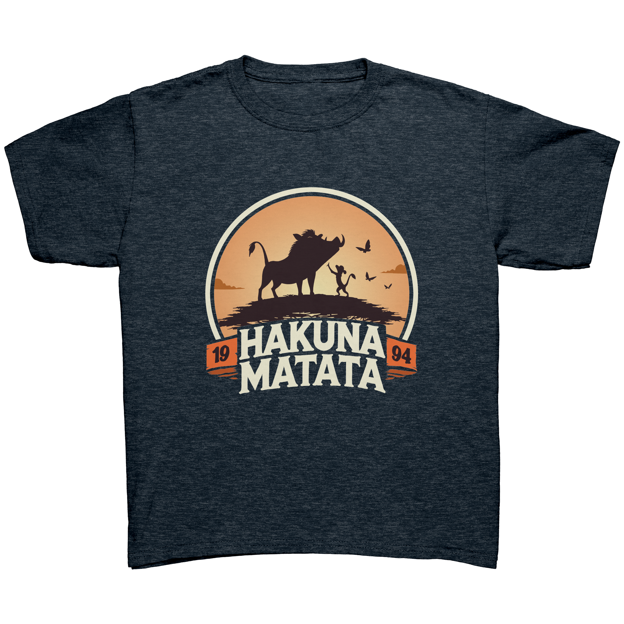 Hakuna_Matata_T-Shirt__Tribute_to_199_Heather_Navy_Mockup.png