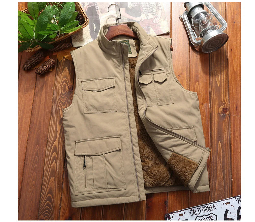 Casual Fleece Warm Vest | Thermal Fishing, Shooting & Outdoor Vest