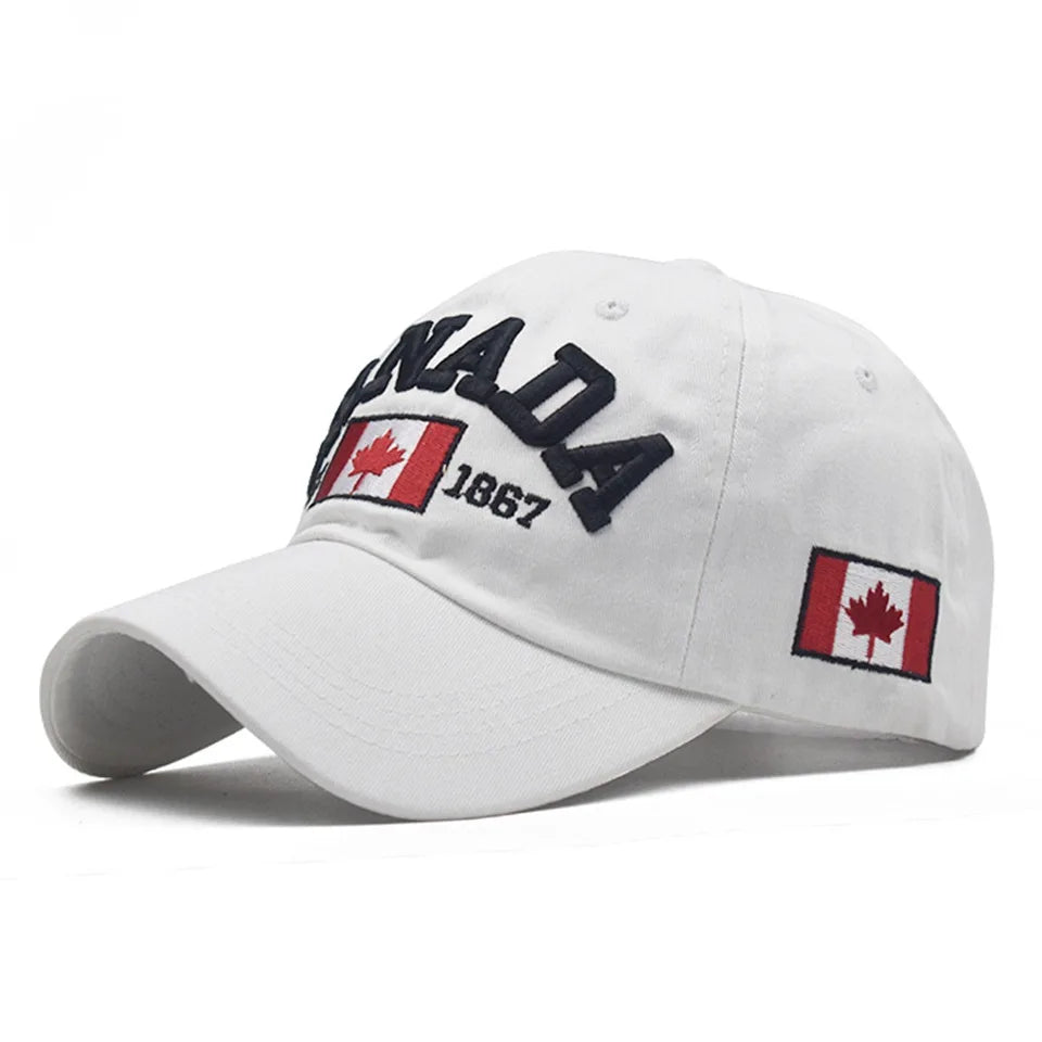 Unisex Denim Style Baseball Cap – Canada Motif
