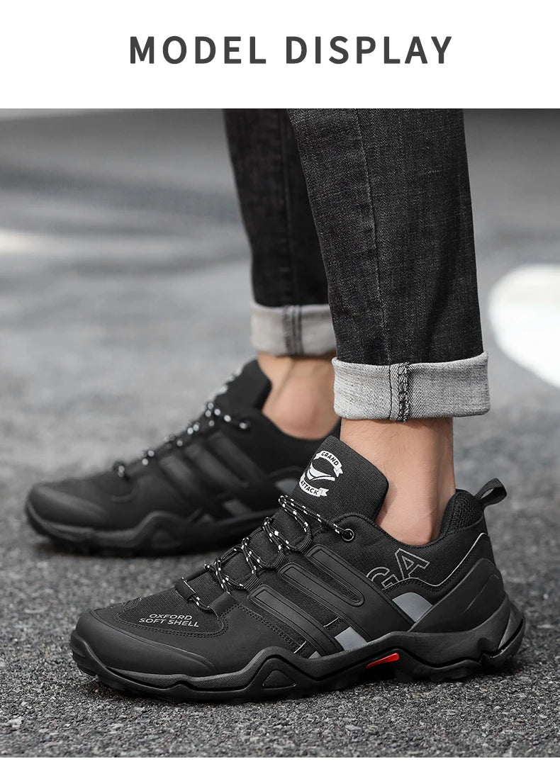 Grand Attack Waterproof Outdoor Hiking Shoes – Non-Slip Trekking Sneakers