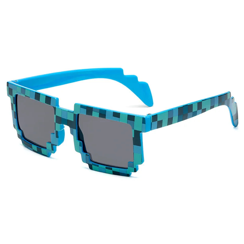 New Fashion Minecraft Style Pixel Sunglasses – Fun, Retro, and Eye-Catching!