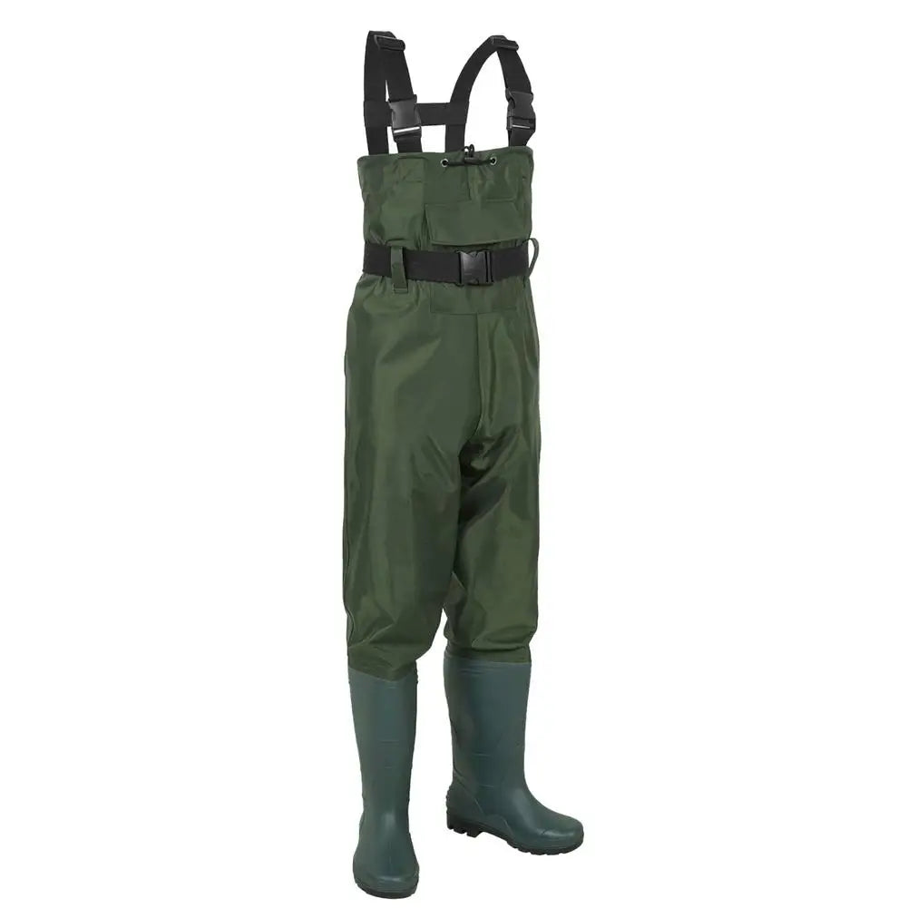 Lightweight Fishing Waders with Waterproof Boots