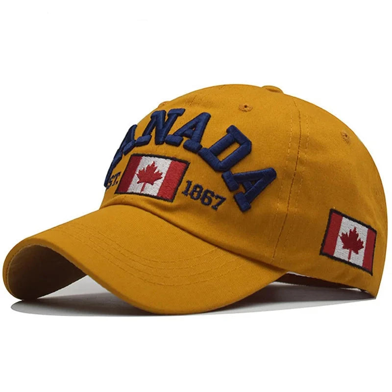 Unisex Denim Style Baseball Cap – Canada Motif