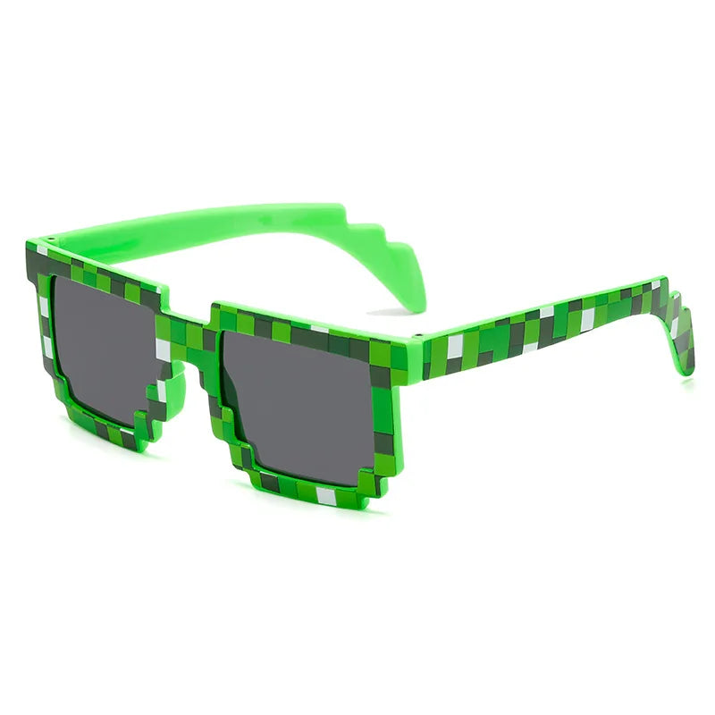 New Fashion Minecraft Style Pixel Sunglasses – Fun, Retro, and Eye-Catching!