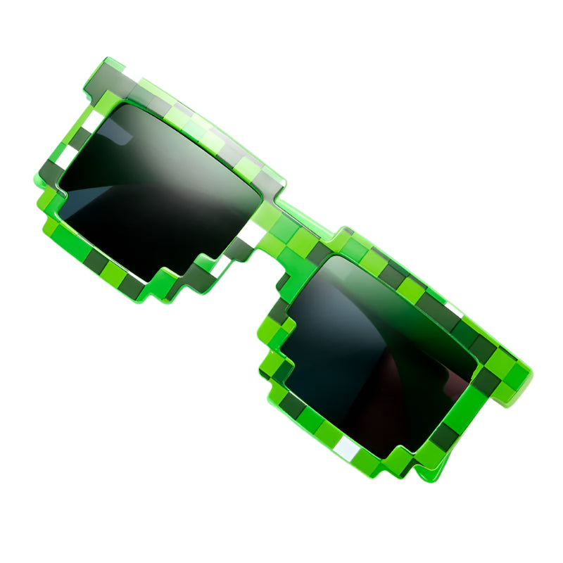 New Fashion Minecraft Style Pixel Sunglasses – Fun, Retro, and Eye-Catching!