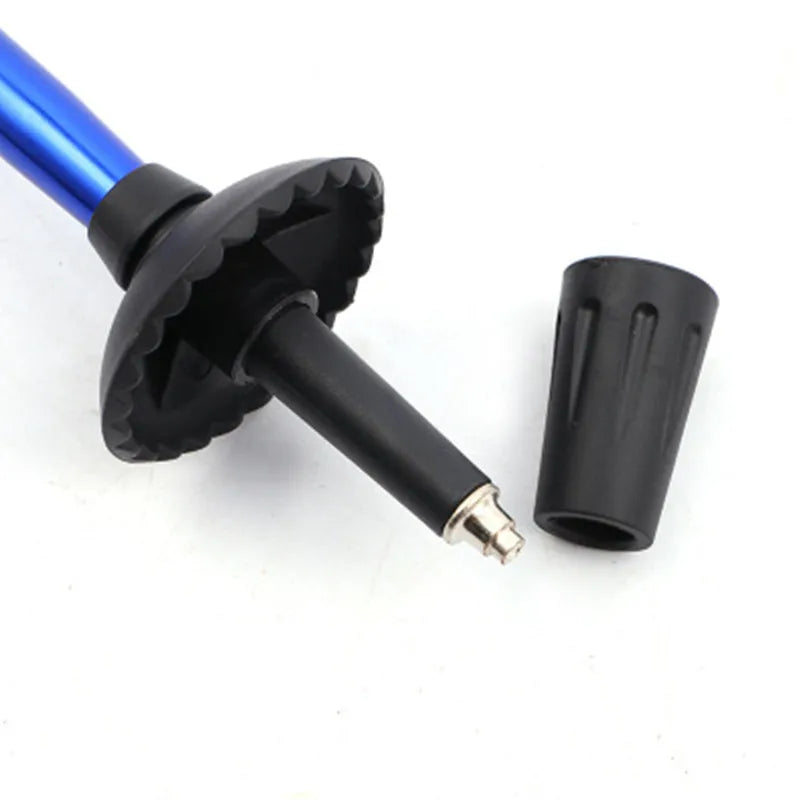 Outdoor Camping Telescopic Sticks / Poles – Alloy 4 Section Hiking Walking Sticks / Poles