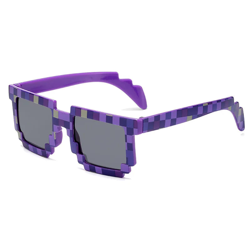 New Fashion Minecraft Style Pixel Sunglasses – Fun, Retro, and Eye-Catching!