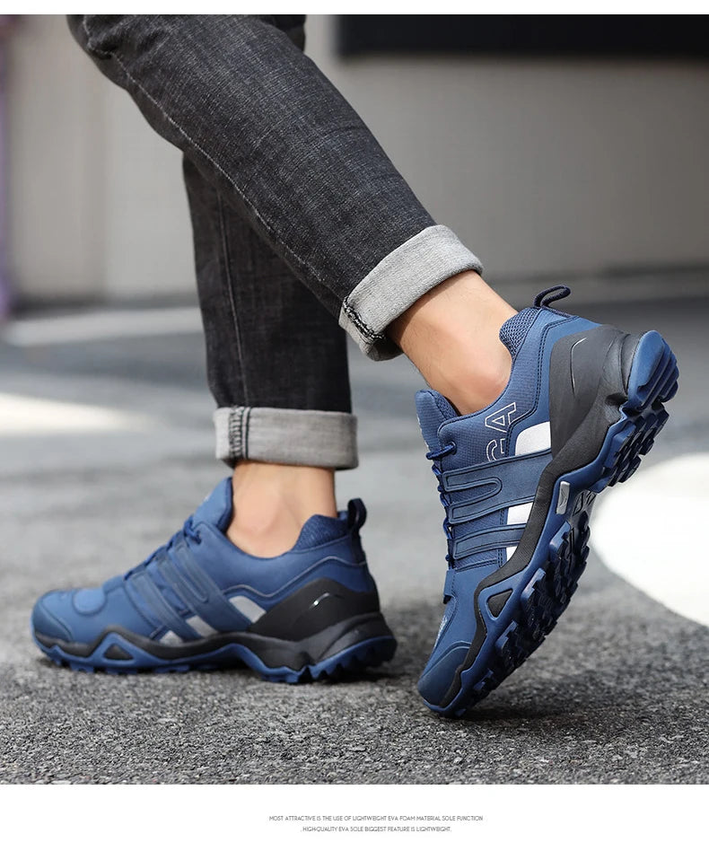 Grand Attack Waterproof Outdoor Hiking Shoes – Non-Slip Trekking Sneakers