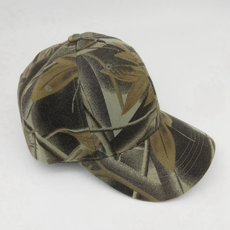 Unisex Jungle Leaves Camouflage Baseball Cap