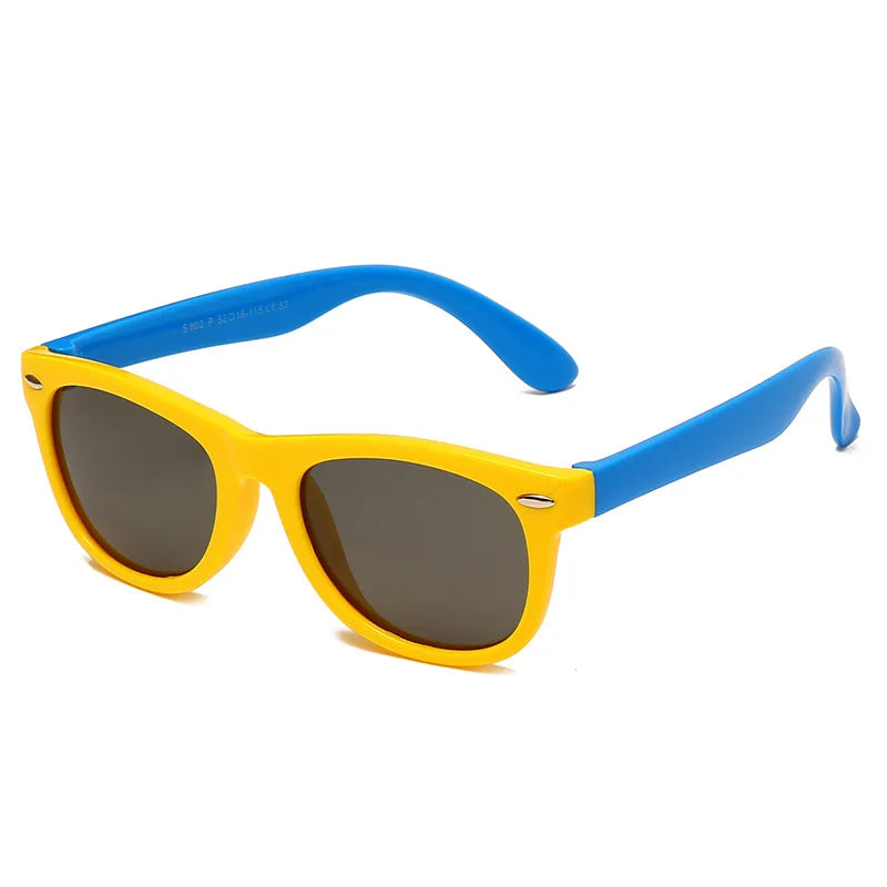 Classic Kids Silicone Sunglasses – Durable UV400 Protection for Boys & Girls