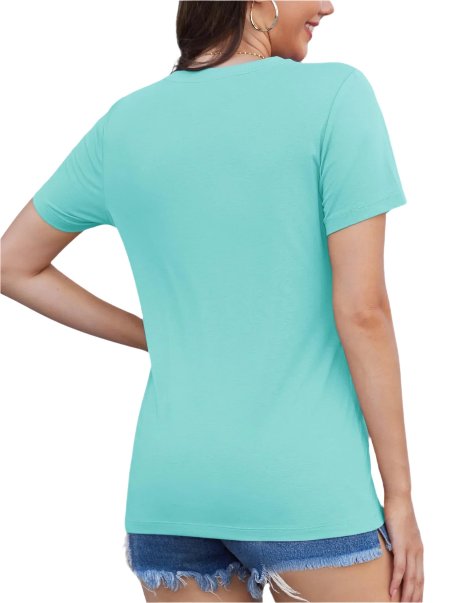 Women's Crew Neck UV Protection T-Shirt – Comfortable Outdoor Essential