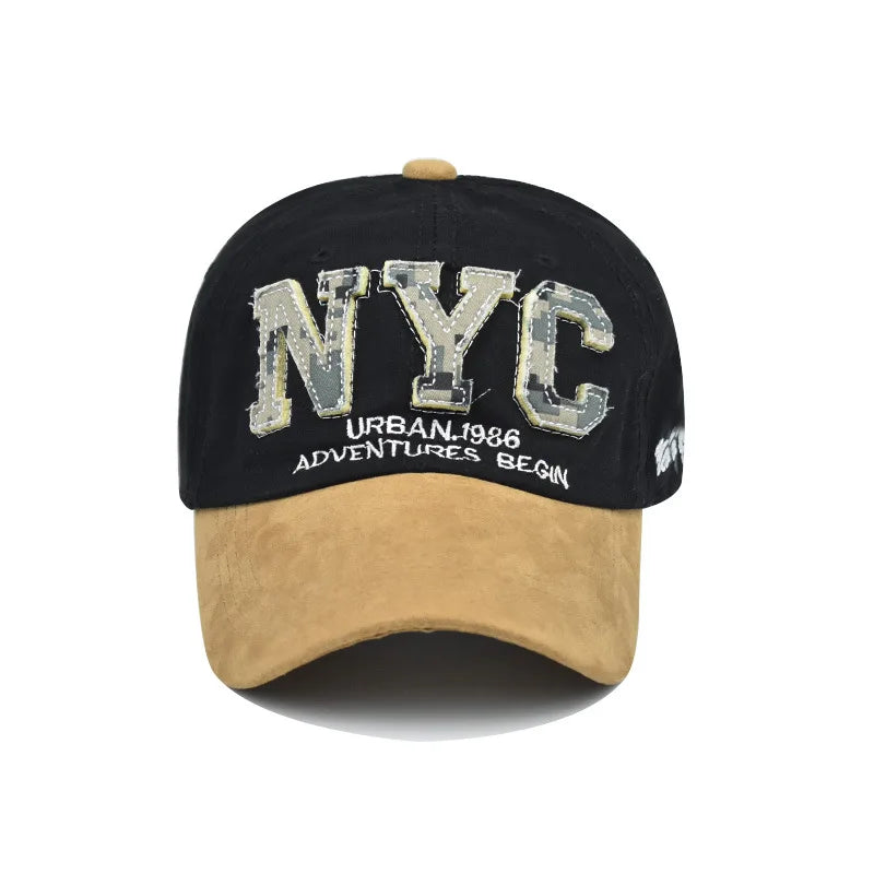 Retro-Style New York Snapback Baseball Cap