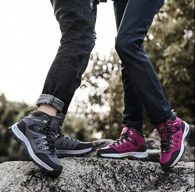 Unisex Hiking Shoes – Wear-Resistant, Winter-Ready Trekking Sneakers
