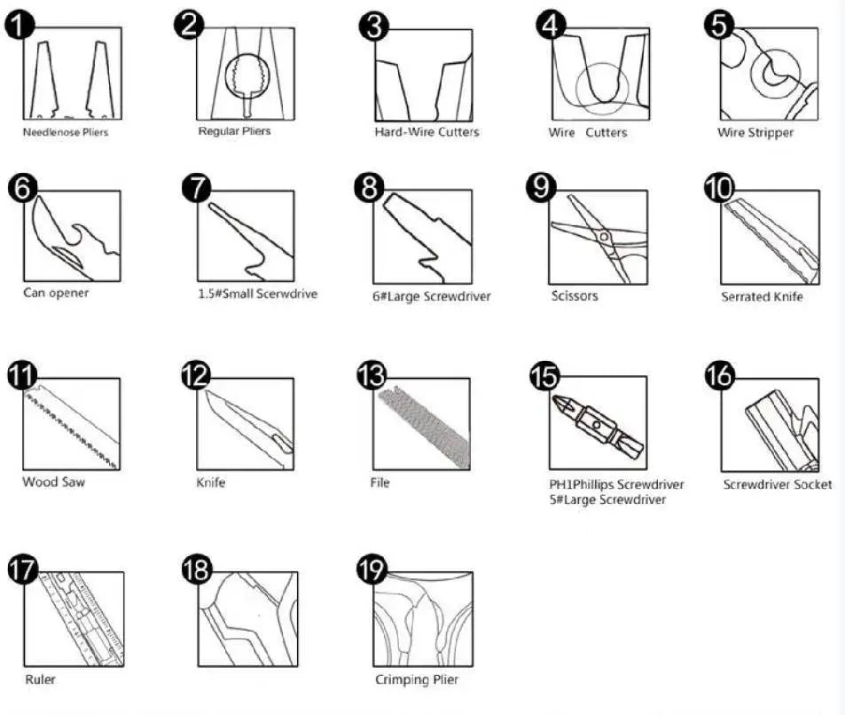 18-in-1 Camping Multitool - Ultimate Outdoor Companion