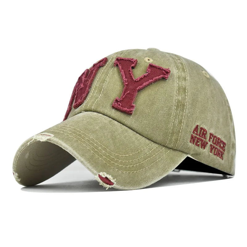 Retro-Style New York Snapback Baseball Cap