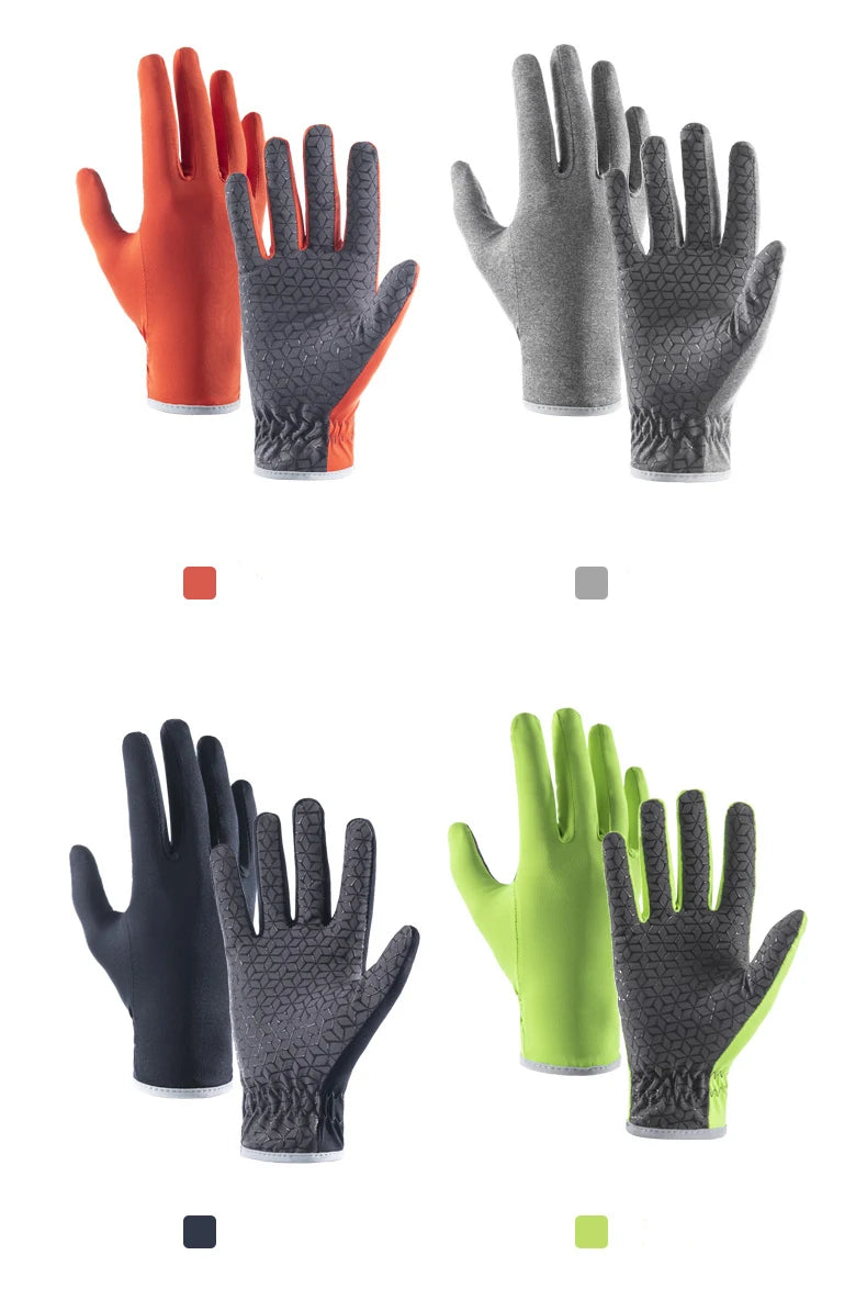 Unisex Thin Touch Screen Gloves – Non-Slip, Breathable, Full-Finger Gloves for Outdoor Sports