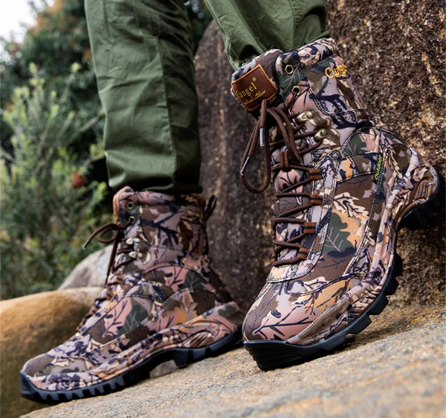 Men's High Top Camouflage Hunting Boots – Your Ultimate Outdoor Companion