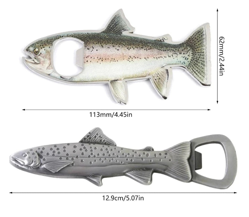 Portable Fish Pattern Bottle Opener – Perfect for Beer Lovers & Party Enthusiasts