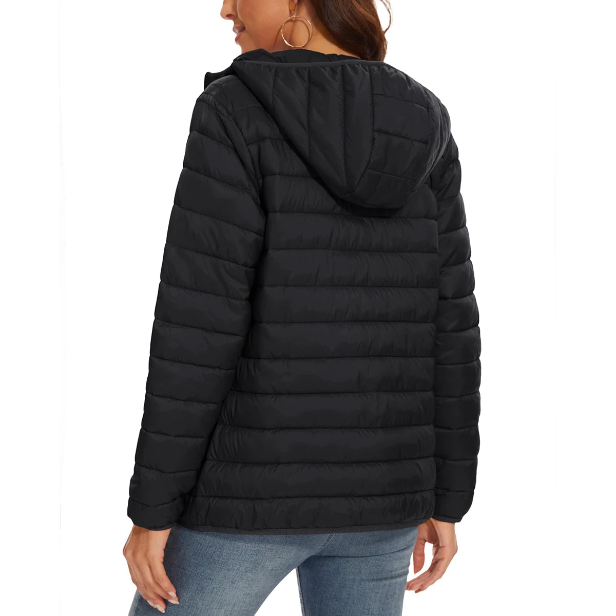 Hooded Waterproof Jacket – Lightweight, Warm & Ready for Winter