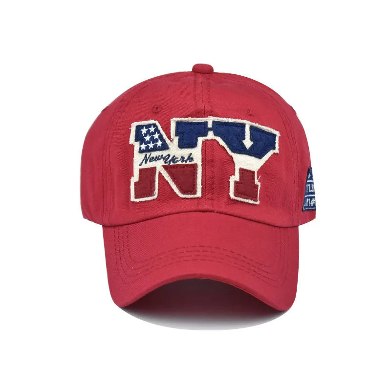 Retro-Style New York Snapback Baseball Cap