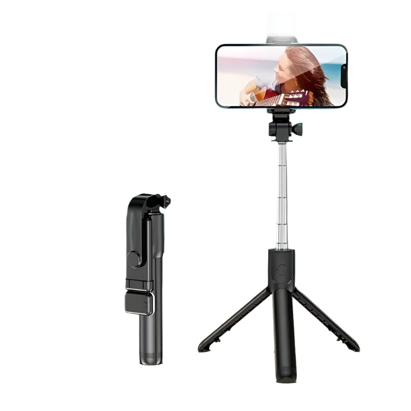 Telescopic Selfie Stick & Portable Tripod with Bluetooth Remote (700mm)
