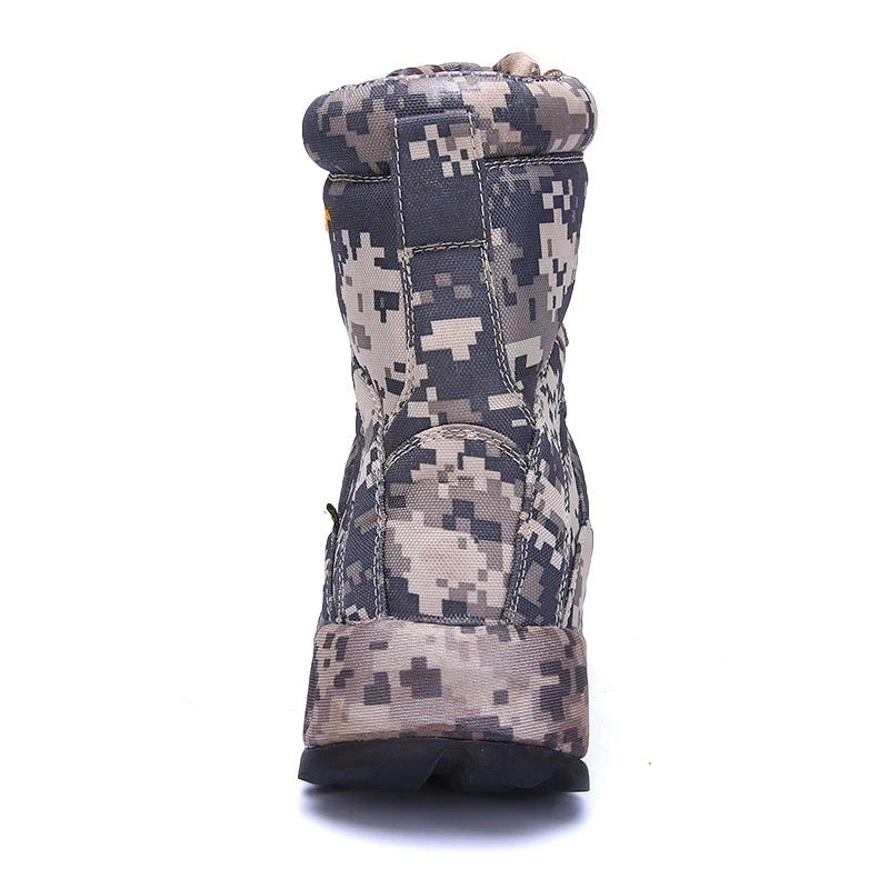 Men's Camouflage Hunting Boots – Lightweight, Waterproof, and Durable