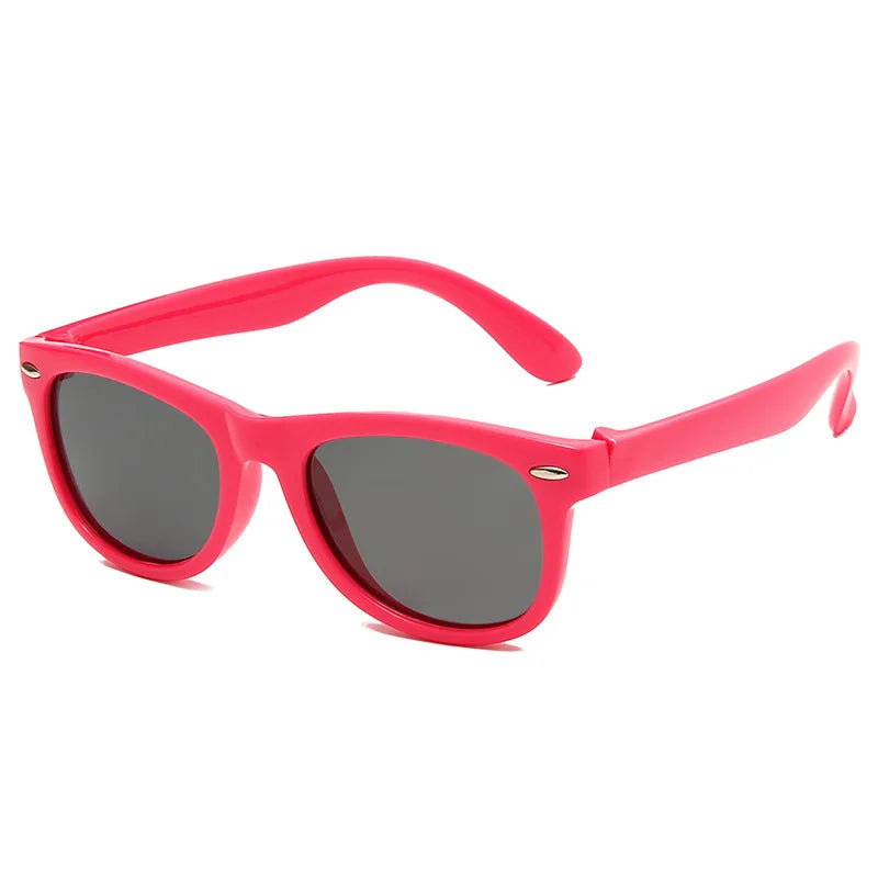Classic Kids Silicone Sunglasses – Durable UV400 Protection for Boys & Girls
