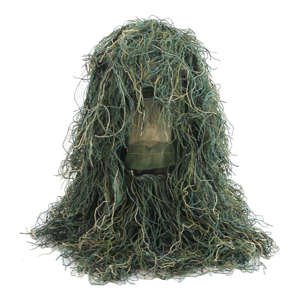 3D Tactical Airsoft Sniper Ghillie Suit Hood