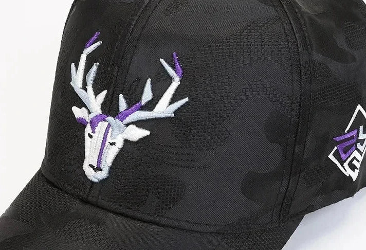 Unisex Luxury Embroidered Baseball Cap - Deer Motif