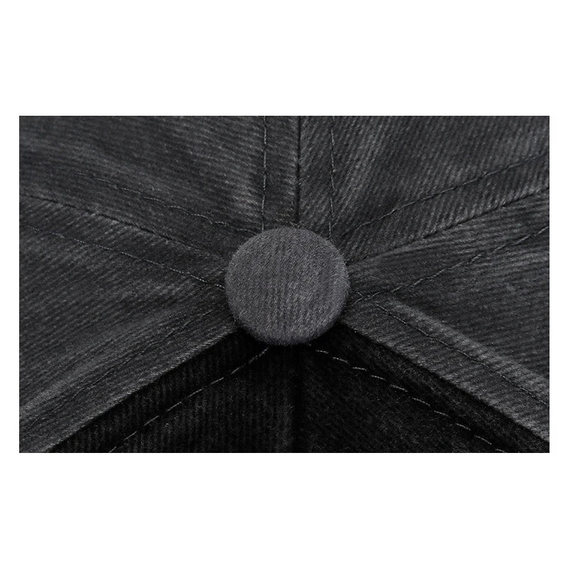 Bull Head Embroidered Distressed Baseball Cap – Unisex, Adjustable Style