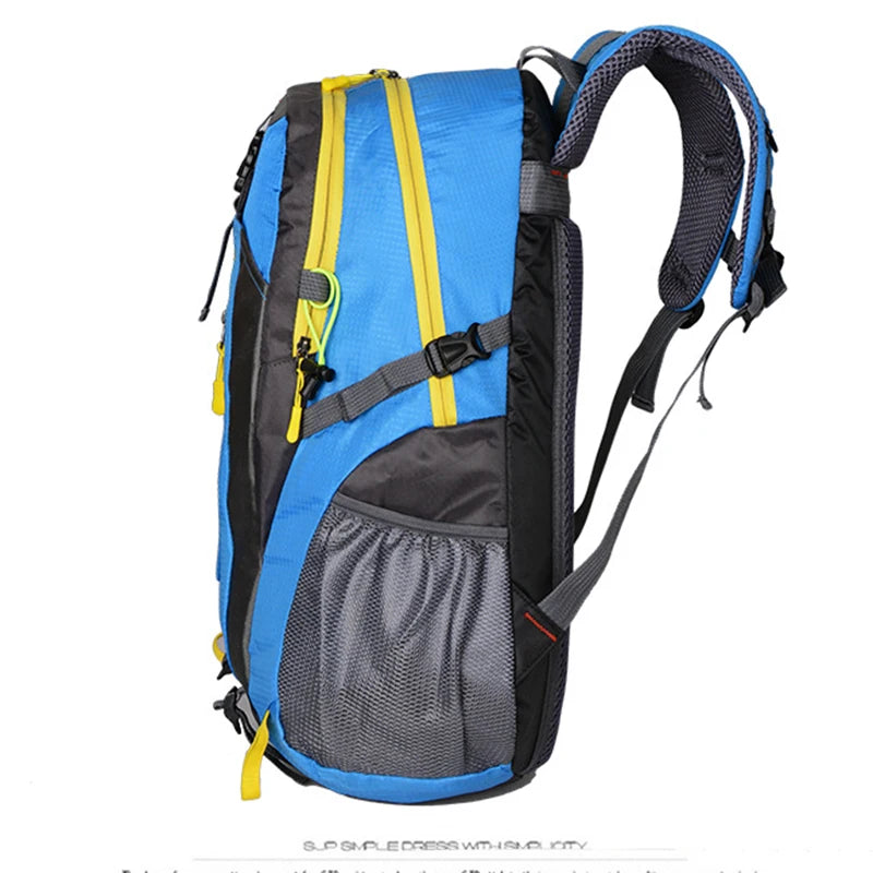 40L Mountaineering Backpack – Waterproof Outdoor Hiking Bag for Men and Women