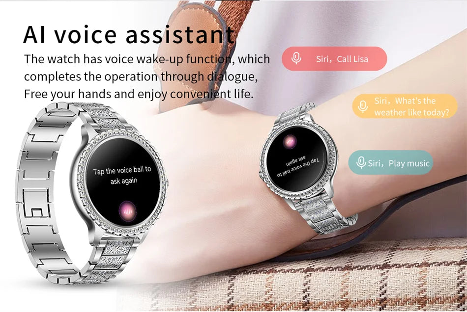 Smart Watch with Heart Rate & Blood Oxygen Monitoring – Stylish Bracelet