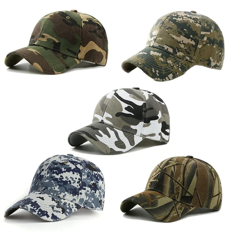 Unisex Jungle Leaves Camouflage Baseball Cap