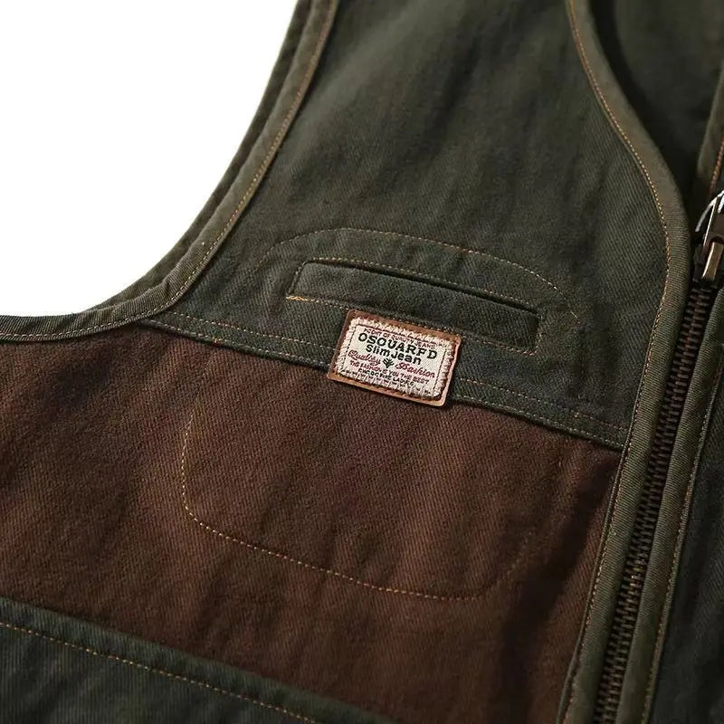 Heavyweight Fishing / Shooting Vest, Multiple Pockets with Zipper - High Quality