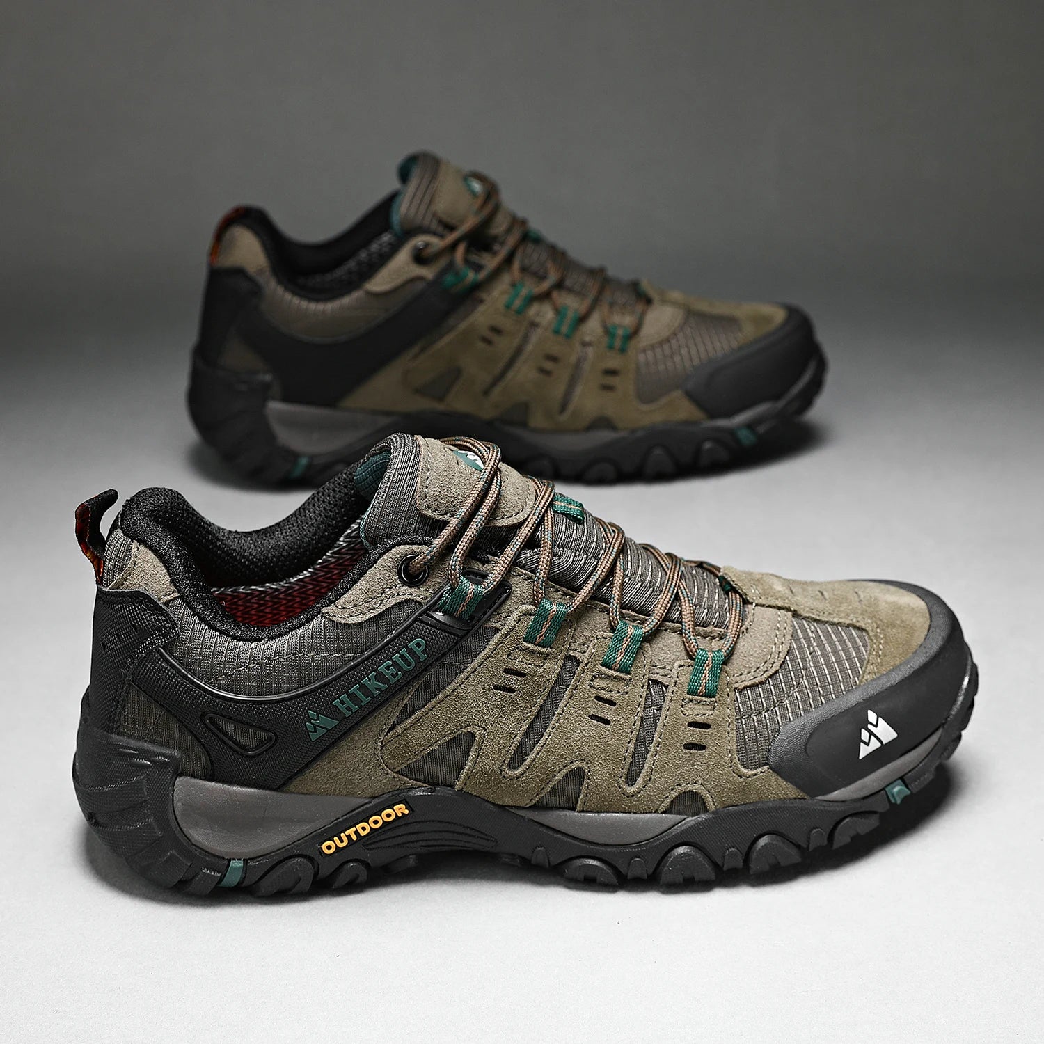 Men's Hiking Shoes – Suede Leather Outdoor Footwear