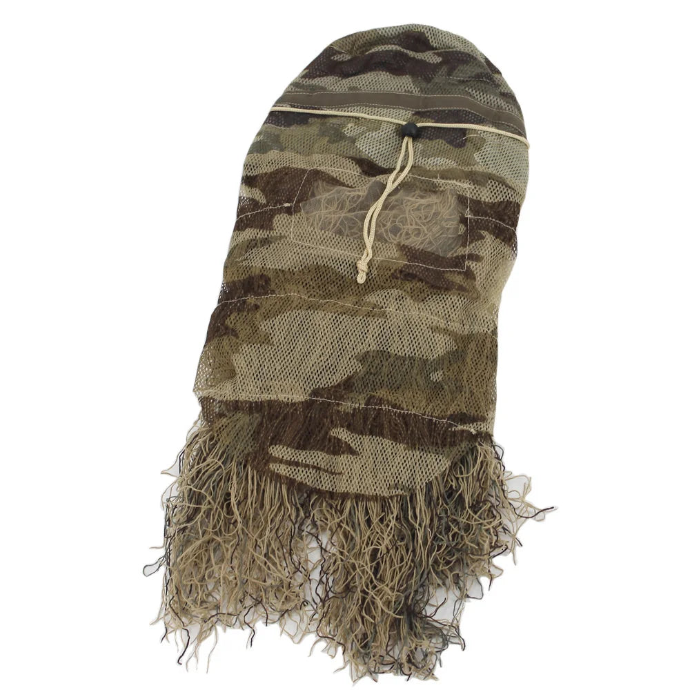 3D Tactical Airsoft Sniper Ghillie Suit Hood