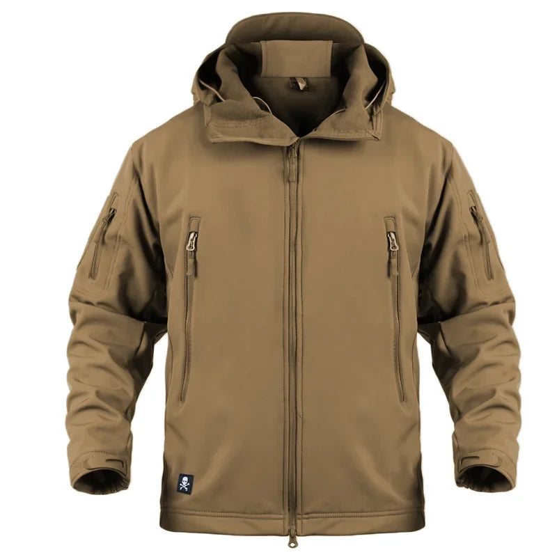 Men's High-Quality Soft Shell Hooded Coat