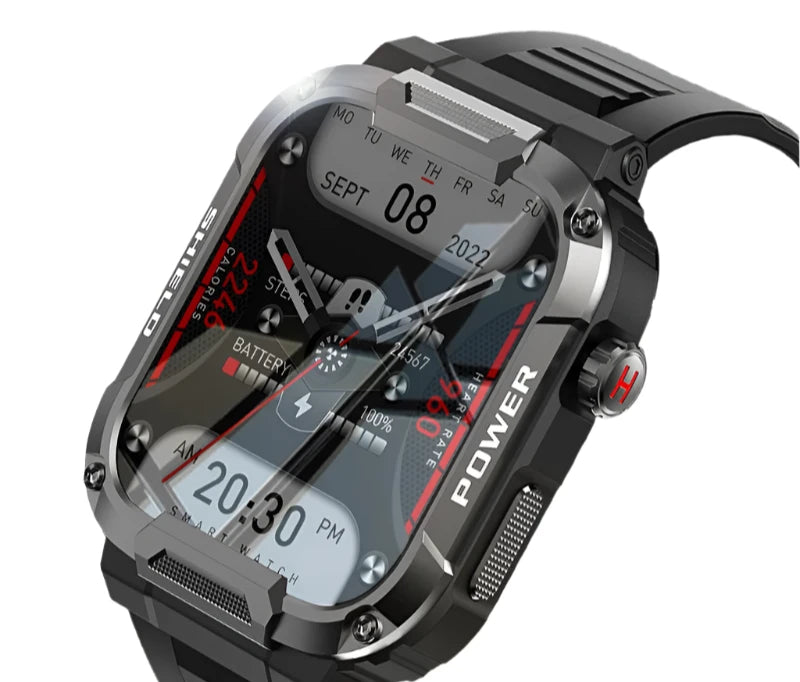 2024 Military-Grade Smartwatch – Rugged, Waterproof, and Ready for Action
