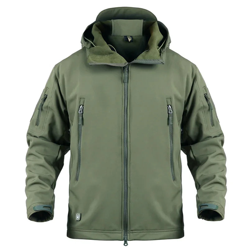 Men's High-Quality Soft Shell Hooded Coat