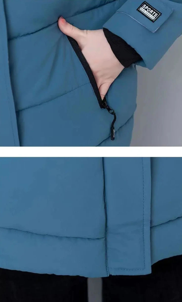 Thick Fleece Cotton Parka – Cozy & Stylish Winter Essential