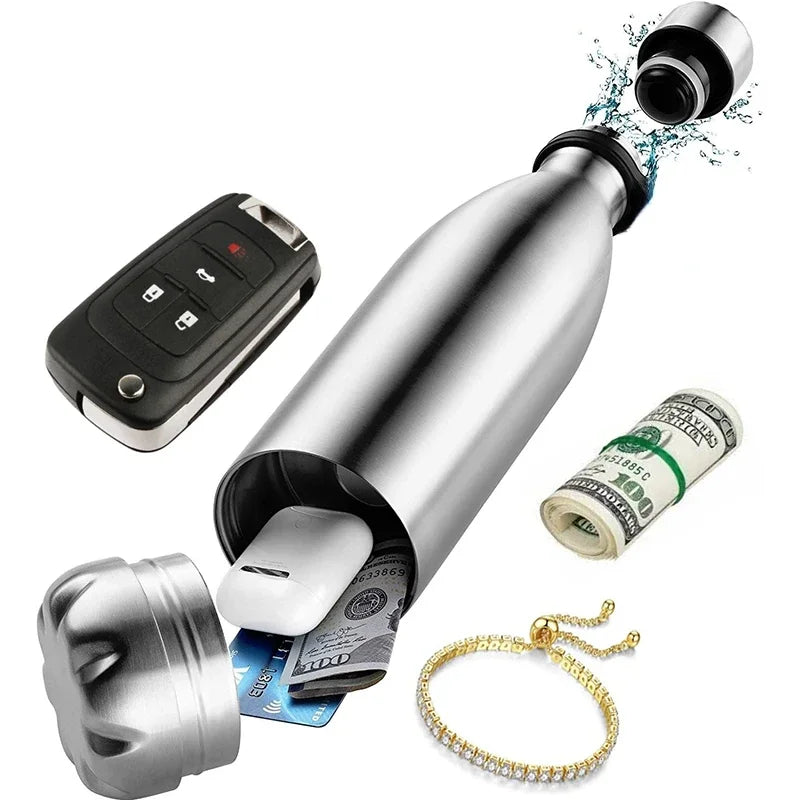 750ml Diversion Water Bottle with Secret Stash & Organizer