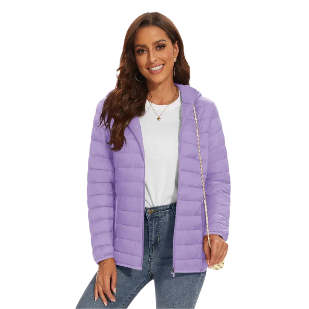 Lightweight Hooded Puffer Jacket – Warm, Waterproof & Stylish
