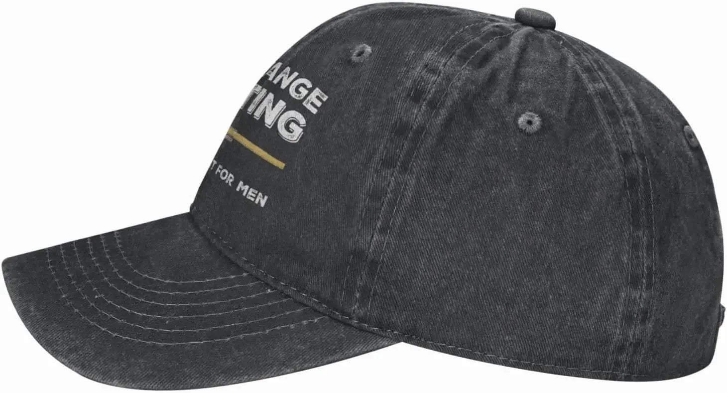 Funny Baseball Cap: "Long Range Shooting – It's Like Golf, But for Men"