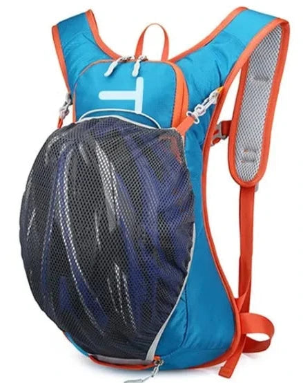 Hydration Backpack 12L with Bicycle Helmet Bag: Built for Your Outdoor Adventures