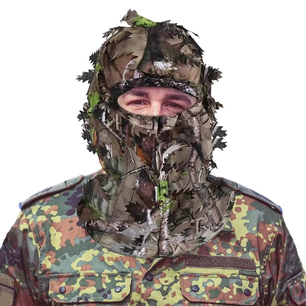 3D Leaf Camouflage Hood For Hunting / Airsoft